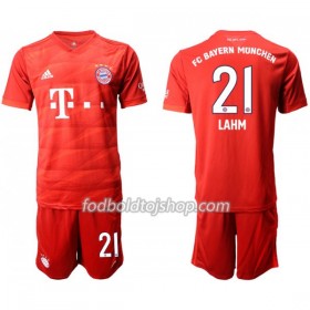 FC Bayern München LAHM 21 Børn Hjemme Fodboldsæt 2019-20 S/S (+ Korte bukser)